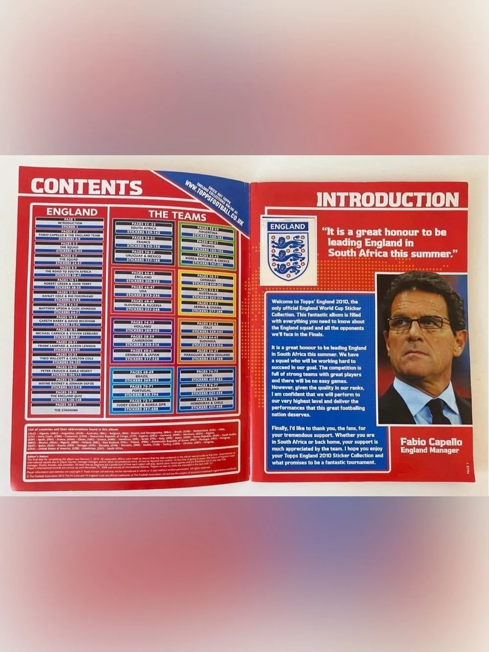 Merlin England 2002 2010 World Cup Football Stickers Book Soccer UEFA FIFA
